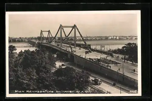 AK Wien, Reichsbrücke eröffnet 1937