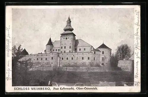 AK Kefermarkt /Ober-Österreich, Schloss Weinberg