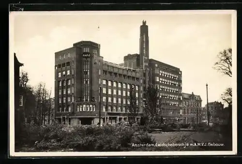 AK Amsterdam, Leidscheboschje m. A. M. V. J. Gebouw