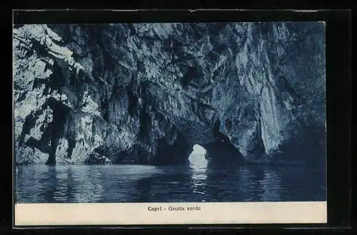 AK Capri, Grotta verde, Höhle