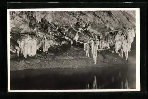 AK Han-sur-Lesse, Les Grottes, Les Draperies, Höhle
