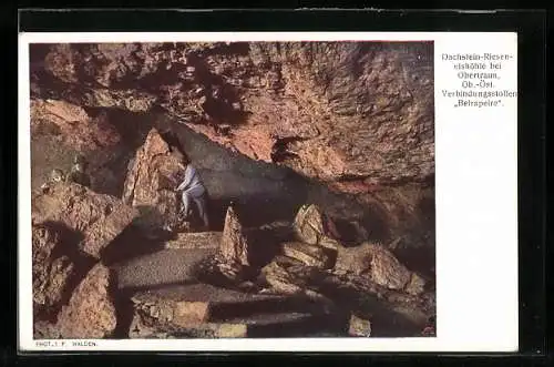 AK Obertraun, Dachstein-Rieseneishöhle, Belrapeire-Stollen