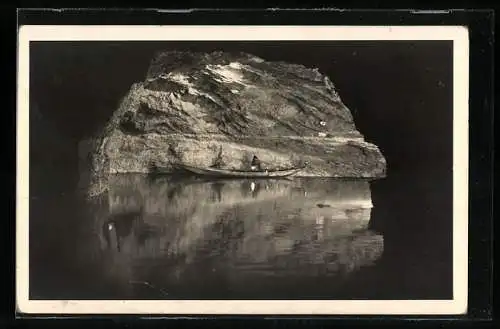 AK Hinterbrühl /Mödling, Seegrotte, Höhle