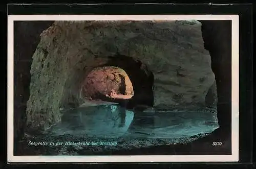 AK Hinterbrühl bei Mödling, Seegrotte, Höhle