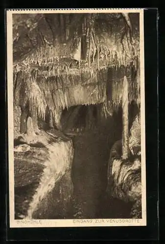 AK Streitberg /Fränkische Schweiz, Binghöhle, Eingang zur Venusgrotte