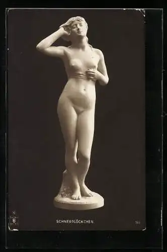 AK Hasselberg: Schneeglöckchen, Plastik