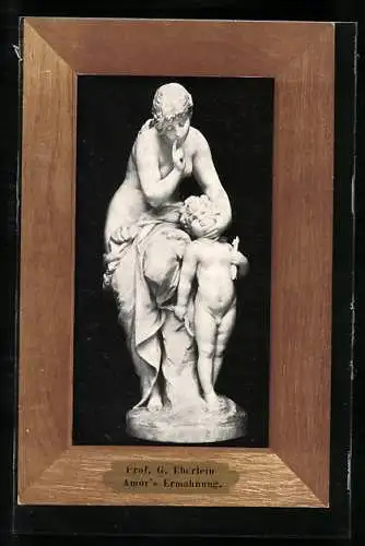 AK Marmorstatue Amor`s Ermahnung von Prof. G. Eberlein