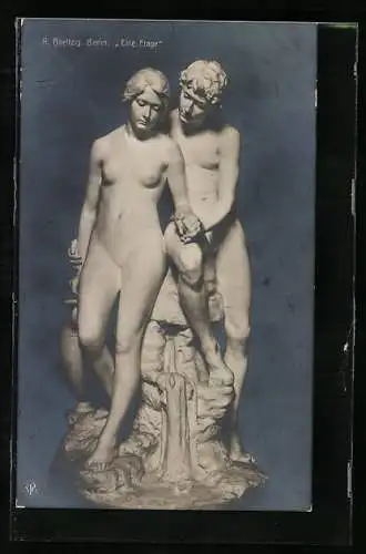AK Marmorstatue Eine Frage von R. Boeltzig