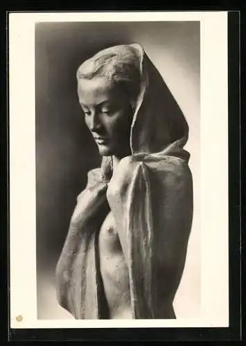 AK Bronzestatue Eurydike von Hans Haffenrichter