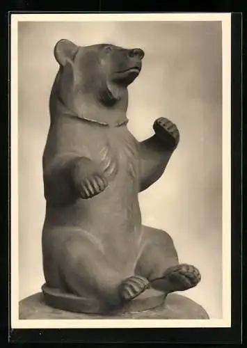 AK Prof. Hans Haffenrichter, Sitzender Bär