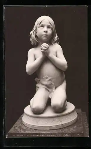 AK Skulptur Saint-Jean des Künstlers J. Dampt