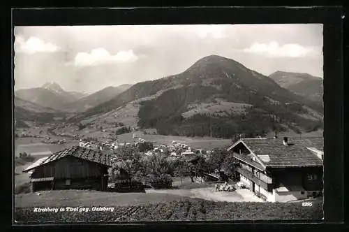 AK Kirchberg in Tirol, Ortsansicht gegen den Gaisberg