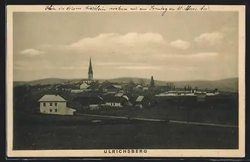 AK Ulrichsberg, Teilansicht mit Kirche