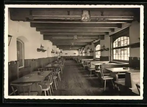 AK Andechs am Ammersee, Veranda im Gasthaus Klosterbräustüberl