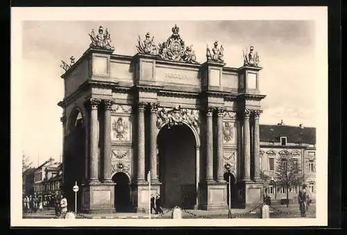 AK Potsdam, Blick auf das Brandenburger Tor