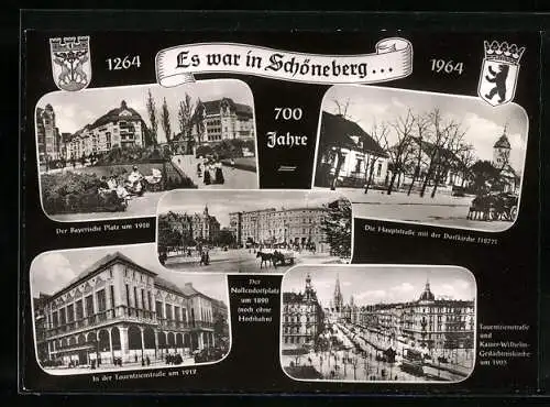 AK Berlin-Schöneberg, Nollendorfplatz, Bayerischer Platz, Tauentzienstrasse