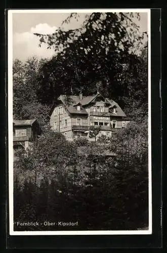 AK Ober-Kipsdorf, Hotel Fernblick