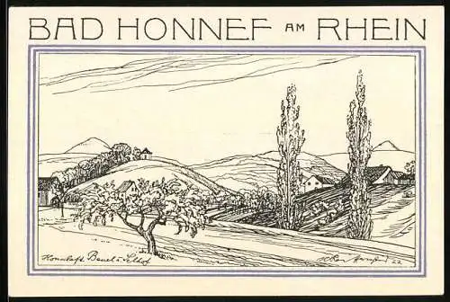 Notgeld Bad Honnef am Rhein 1921, 50 Pfennig, Honschaft Beuel & Selhof