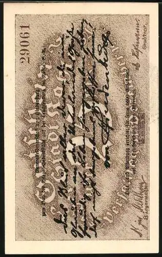 Notgeld Kahla /S.-A., 25 Pfennig, Die Leuchtenburg