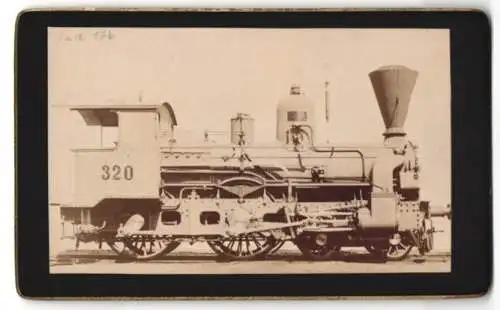 Fotografie österreichischen Südbahn Nummerierung: 17b 320, der Lokomotivfabrik Floridsdorf