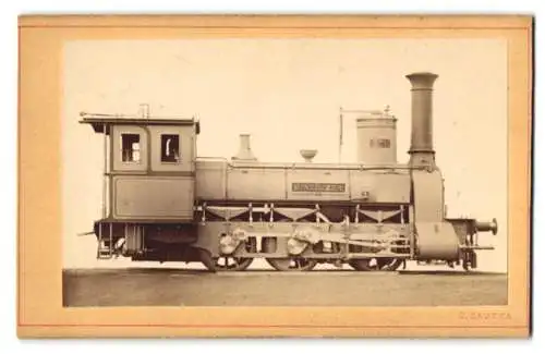 Fotografie österreichische Eisenbahn, KFNB Vd 414 „BISTRIZZA“ (Kaiser Ferdinands-Nordbahn), Dampflok