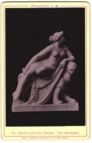 Fotografie Römmler & Jonas, Dresden, Statue: Ariadne auf dem Panther, nach von Danncker