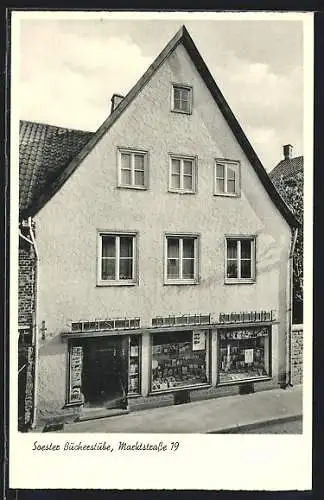 AK Soest, Die Soester Bücherstube, Marktstrasse 19