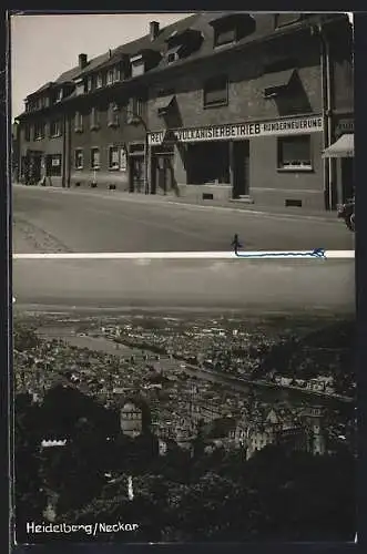 AK Heidelberg /Neckar, Vulkanisierbetrieb, Gesamtansicht