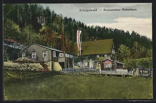 AK Königswald, Restaurant Rabenhaus am Waldrand
