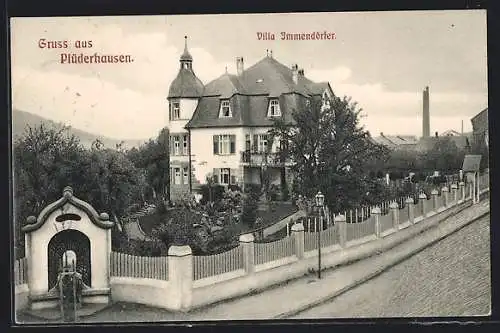 AK Plüderhausen, Villa Immendörfer