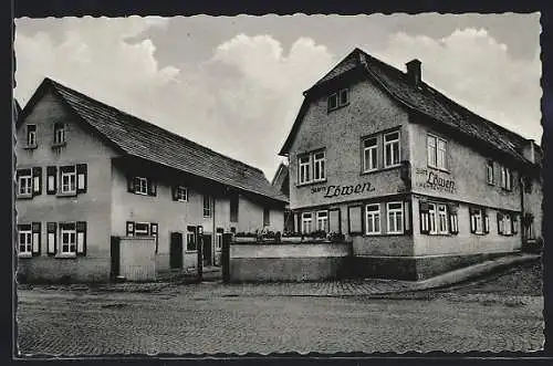 AK Nieder-Mörlen, Gasthaus Zum Löwen, Bes. Arthur Schäfer