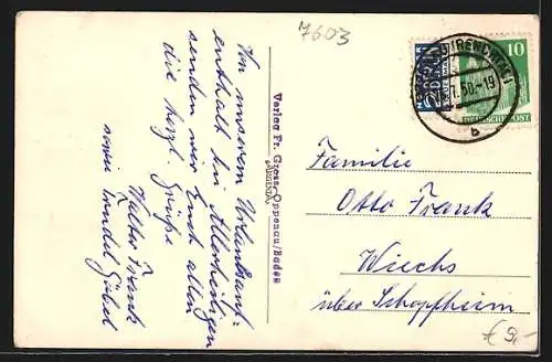 AK Lierbach, Hotel Haus Wasserfall