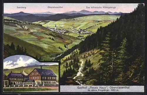 AK Oberwiesenthal, Gasthof Neues Haus