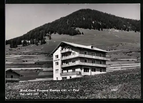 AK Nauders /Tirol, Das Hotel garni Verzasca