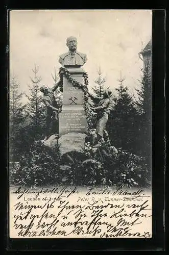 AK Leoben, Peter R. v. Tunner-Denkmal