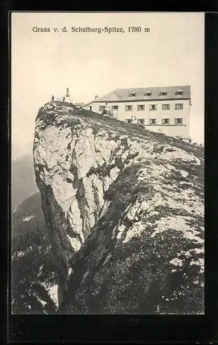 AK Schafberg, Berghotel auf dem Schafberg