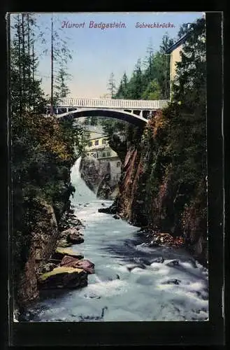 AK Badgastein, Stromschnelle an der Schreckbrücke