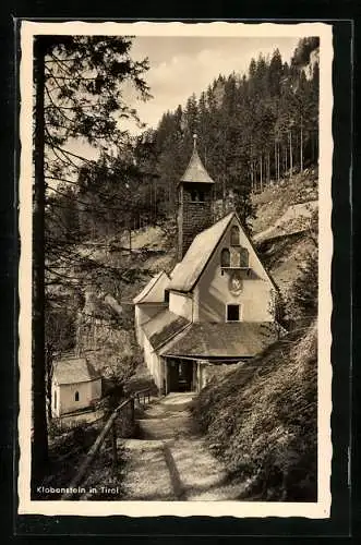 AK Kössen /Tirol, Kirche Maria Klobenstein