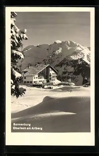 AK Lech am Arlberg, Hotel-Pension Sonnenburg Oberlech