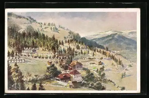 AK Micheldorf /Kärnten, Hirt, Kuranstalt und Erholungsheim Agathenhof