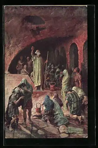 Künstler-AK Domenico Mastroianni: Quo Vadis, im Ostrianum