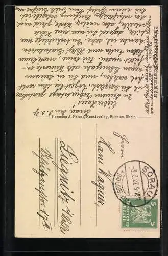 Künstler-AK Elsbeth Forck: Gartenmelodie