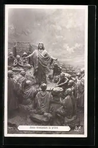 Künstler-AK Domenico Mastroianni: Jésus enseignant la prière