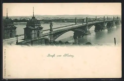 AK Mainz, Blick zur Brücke