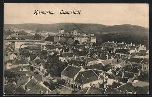 AK Eisenstadt, Teilansicht mit Schloss