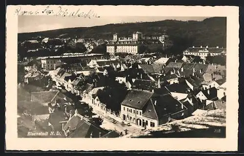 AK Eisenstadt /N.-D., Teilansicht mit Schloss