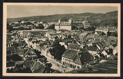 AK Eisenstadt, Blick auf die Häuser der Stadt