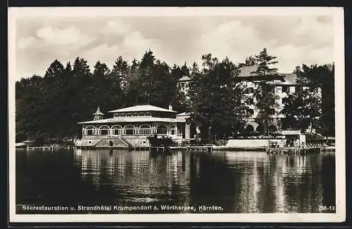AK Krumpendorf a. Wörthersee, Seerestaurant und Strandhotel