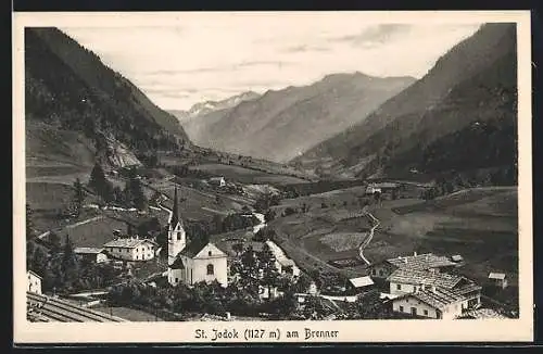 AK St. Jodok, Ortsansicht am Brenner
