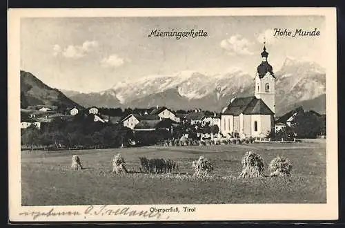 AK Oberperfuss, Partie bei der Kirche